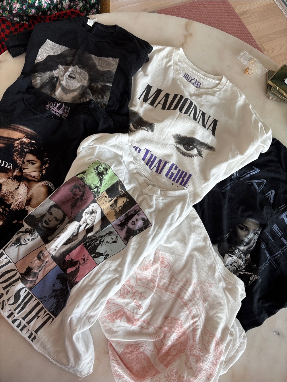 Lot of Girlie Pop Concert Tshirts